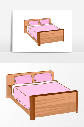 床的简笔画法 彩色图片