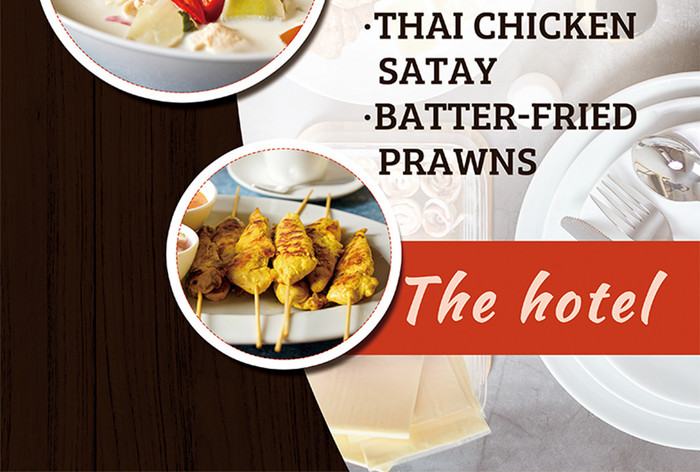 泰国大众时尚美食餐厅宣传海报
