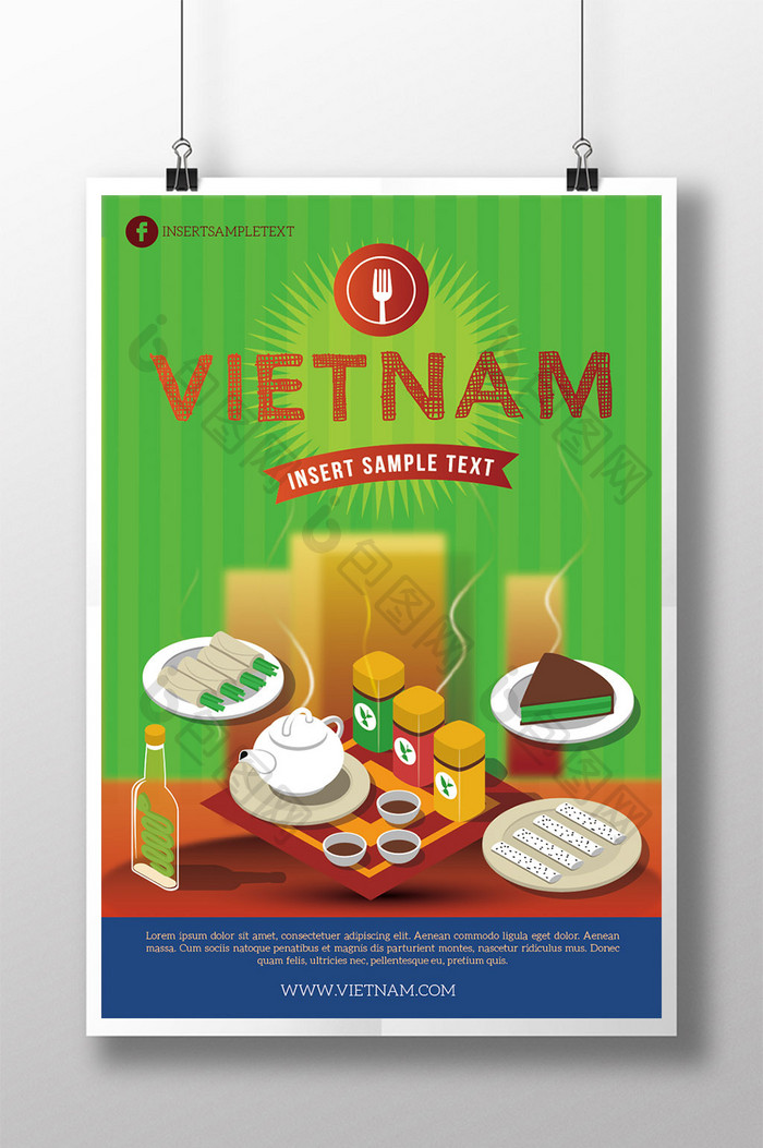 Aisa越南美食海报