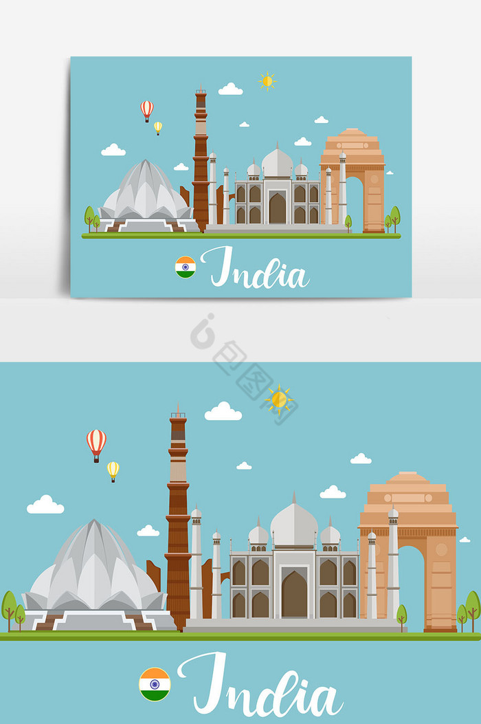 印度旅游插图图片