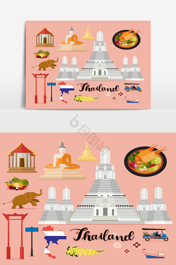 泰国图标-泰国图标设计图片-包图网