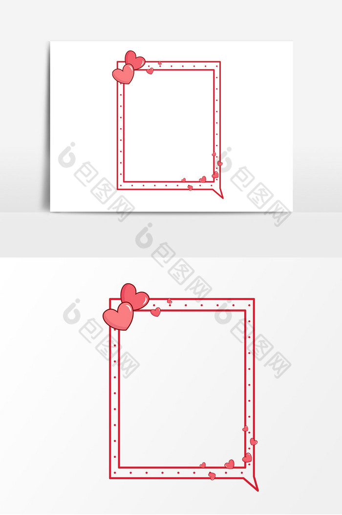 情人节爱心边框图片图片