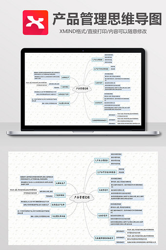 通用产品管理过程Xmind模板
