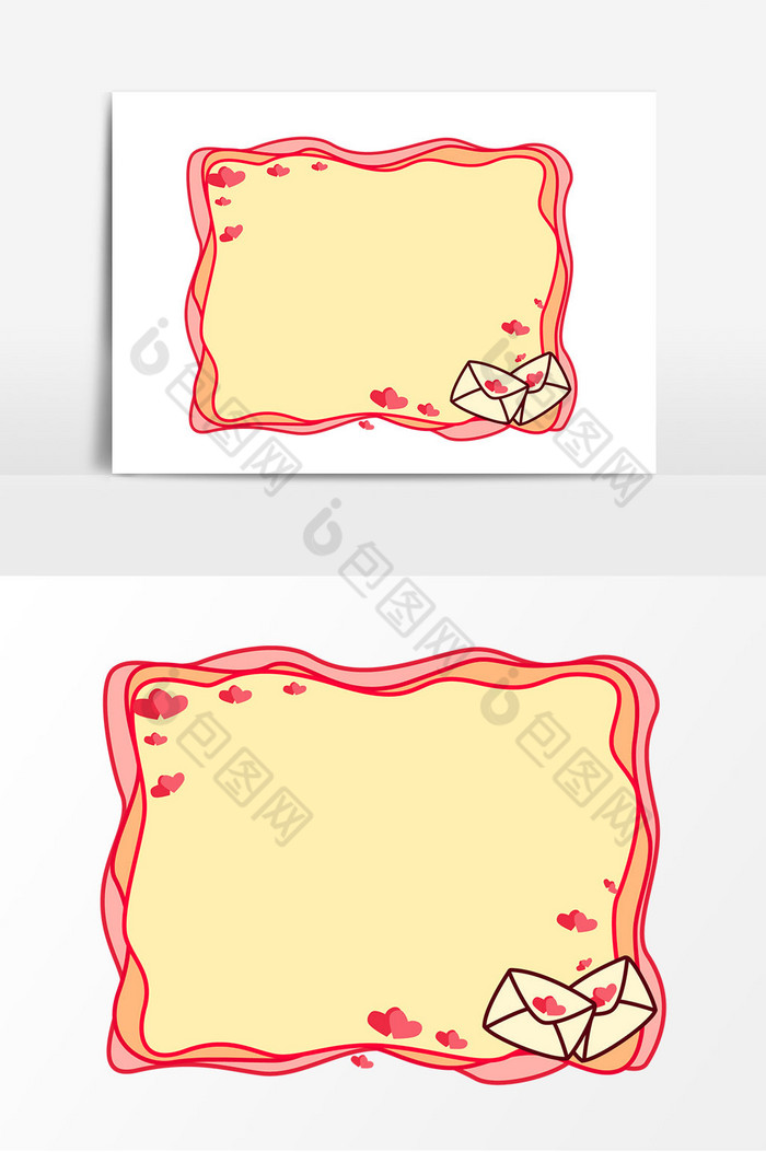情人节边框图片图片