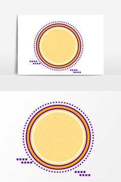 可爱二维码卡通手绘边框