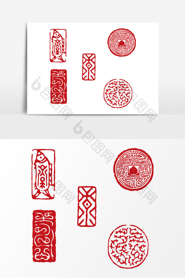 中国印章AI图片图片