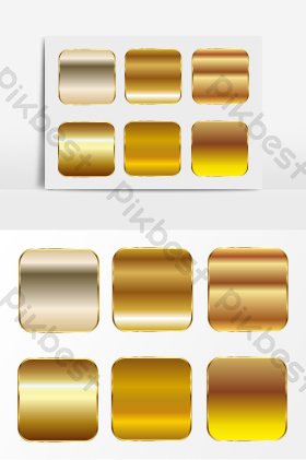 金色金属材质光泽ai图片