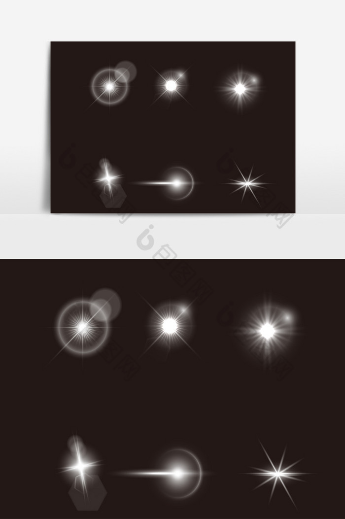 星空艺术光芒效果AI图片图片