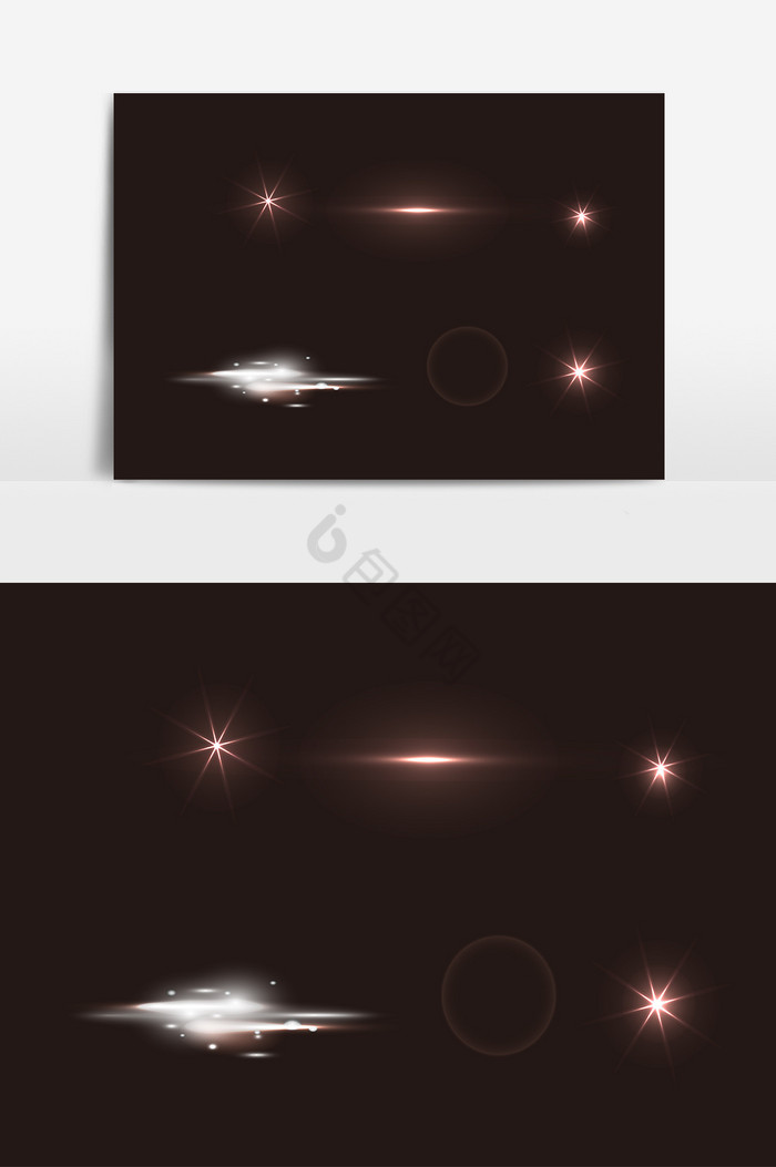 宇宙星空光芒效果AI图片