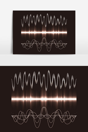 声波效果AI矢量元素