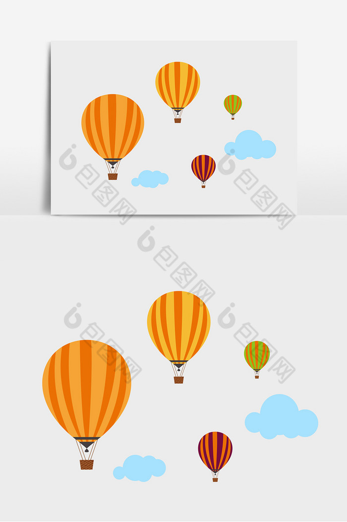 旅游热气球浮云图片图片