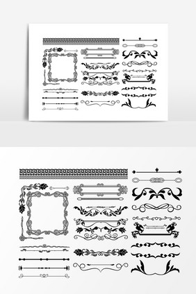 精美边框装饰图案元素