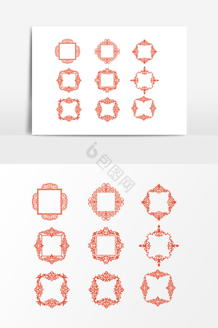 花纹边框图片