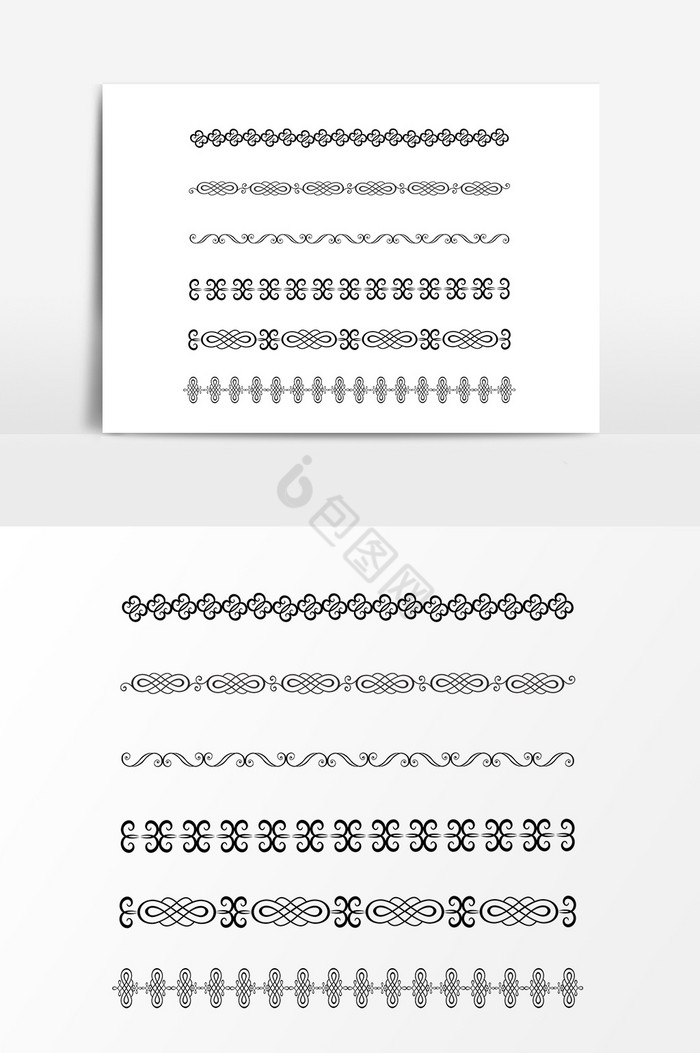 精美花纹装饰线条图片