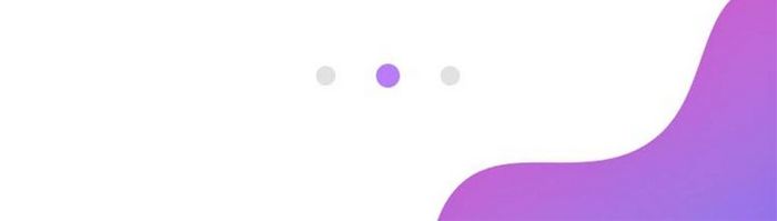 2.5D元素时尚蓝紫色渐变理财金融app