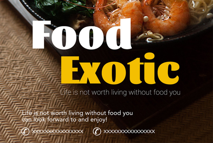 美味的面条，美味的拉面，虾，蔬菜，亚洲美食海报