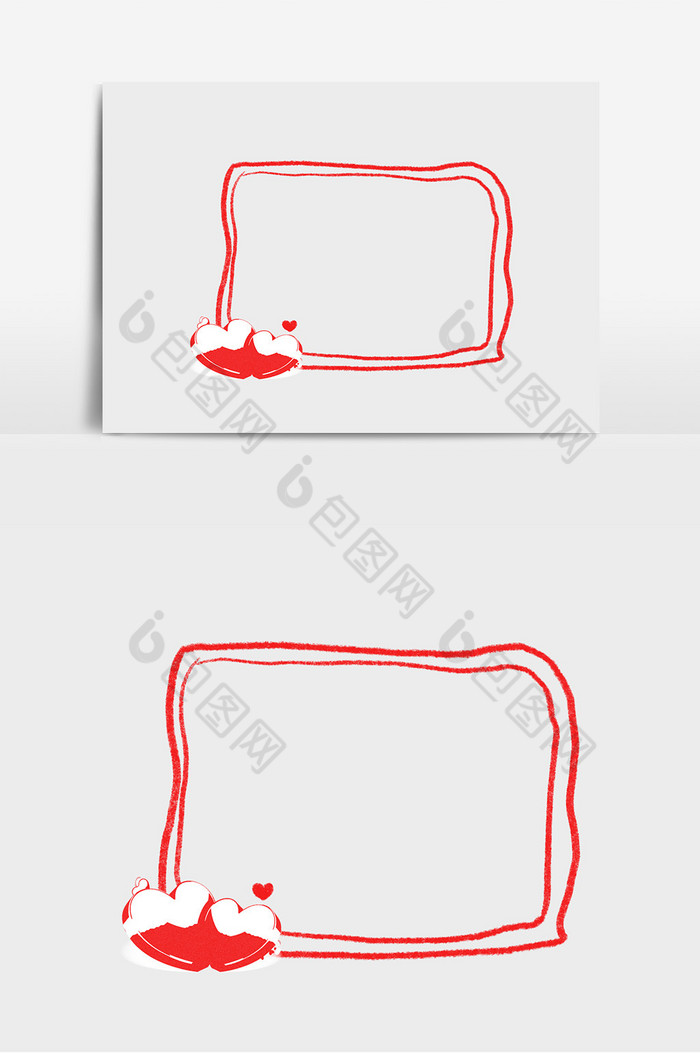 情人节爱心边框图片图片