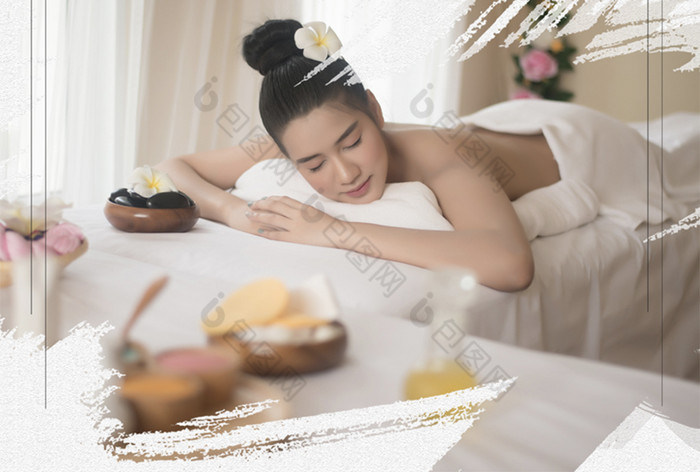 spa美容身体按摩健康图片