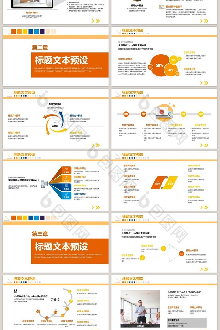 黄色管理力培训洞察力课程企业课件PPT模