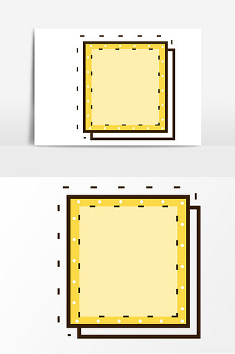 卡通边框对话框图片