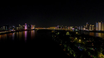 湖南长沙橘子洲夜景