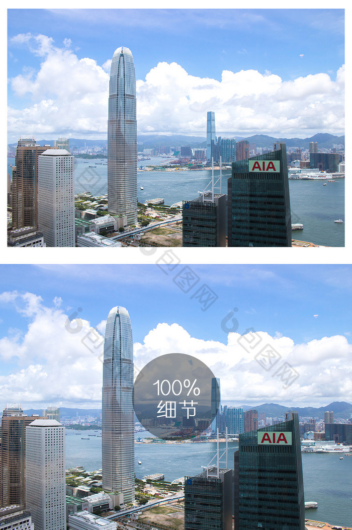 香港中环摩天大楼群摄影图图片图片