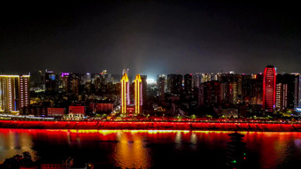 夜景<strong>万家灯火</strong>