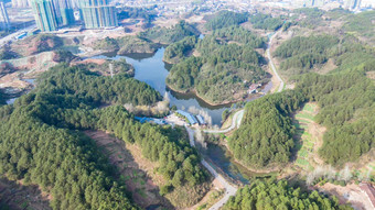 大气自然风景湖南怀化岩门生态公园