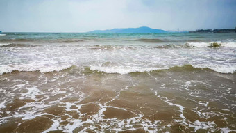 风景 大海海浪沙滩礁石