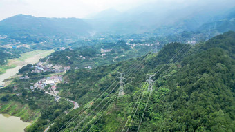 风景壮丽山河长江三峡风光