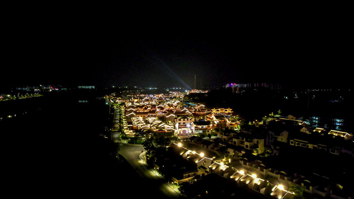 广西崇左太平古城夜景