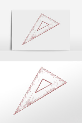 三角尺刻度图片