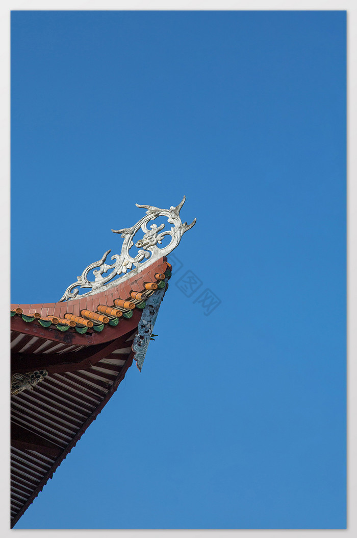 福州西禅寺建筑吊脚图片