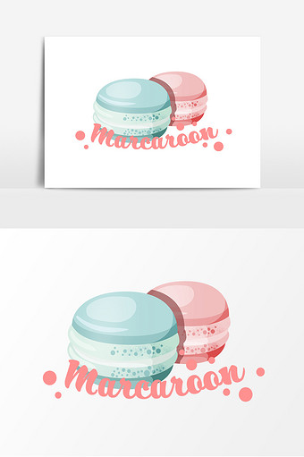 卡通马卡龙素材 包图网