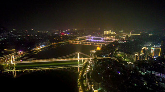 广西柳州柳江夜景风光