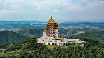 湖北黄石东方山景区金顶