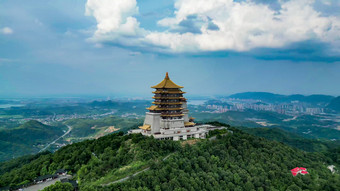 湖北黄石东方山景区金顶