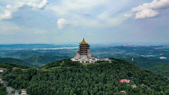 湖北黄石东方山景区金顶