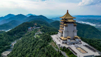 湖北黄石东方山景区金顶