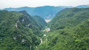 湖北宜昌三峡风光高山峻岭