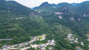 湖北宜昌三峡风光高山峻岭