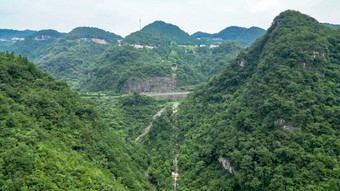 湖北宜昌三峡猴溪索道观光