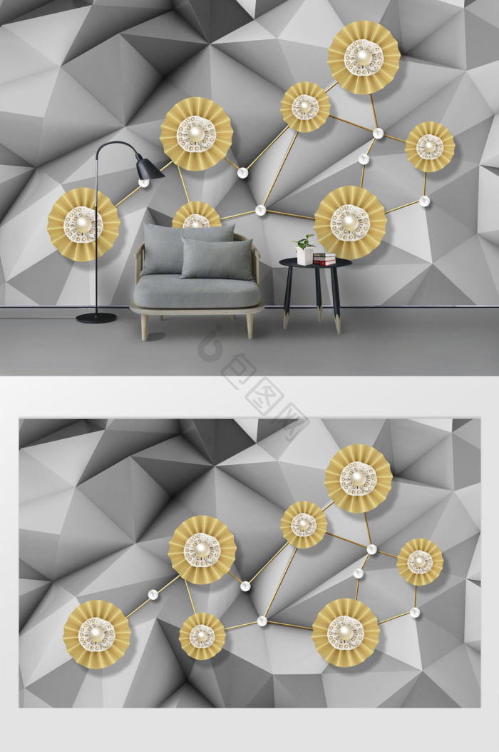 金色花朵图片-金色花朵素材免费下载-包图网