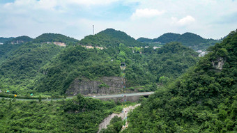 湖北宜昌三峡猴溪索道观光