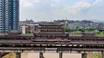 湖南麻阳苗族风雨桥特色建筑