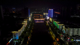 湖南邵阳城市夜景