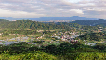 山川丘陵乡村田园农田农业种植