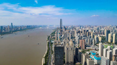 武汉城市建设高楼大厦