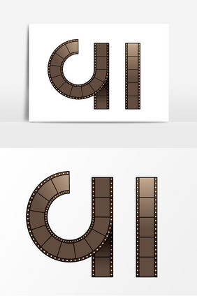 卡通91奥斯卡胶片数字元素