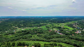 湖南常德乡村田园山川风景